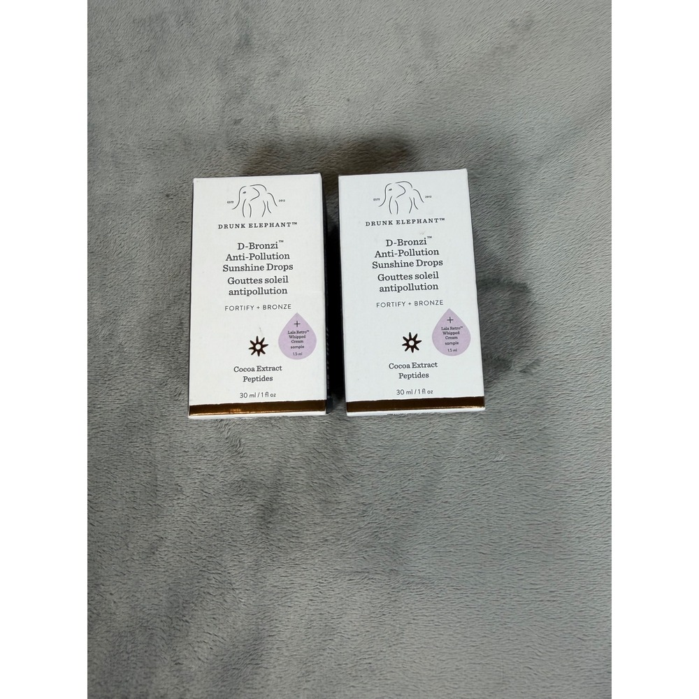 Drunk Elephant D-Bronzi Anti-Pollution Sunshine Drops 30ml/1fl.oz. NIB MSRP $78